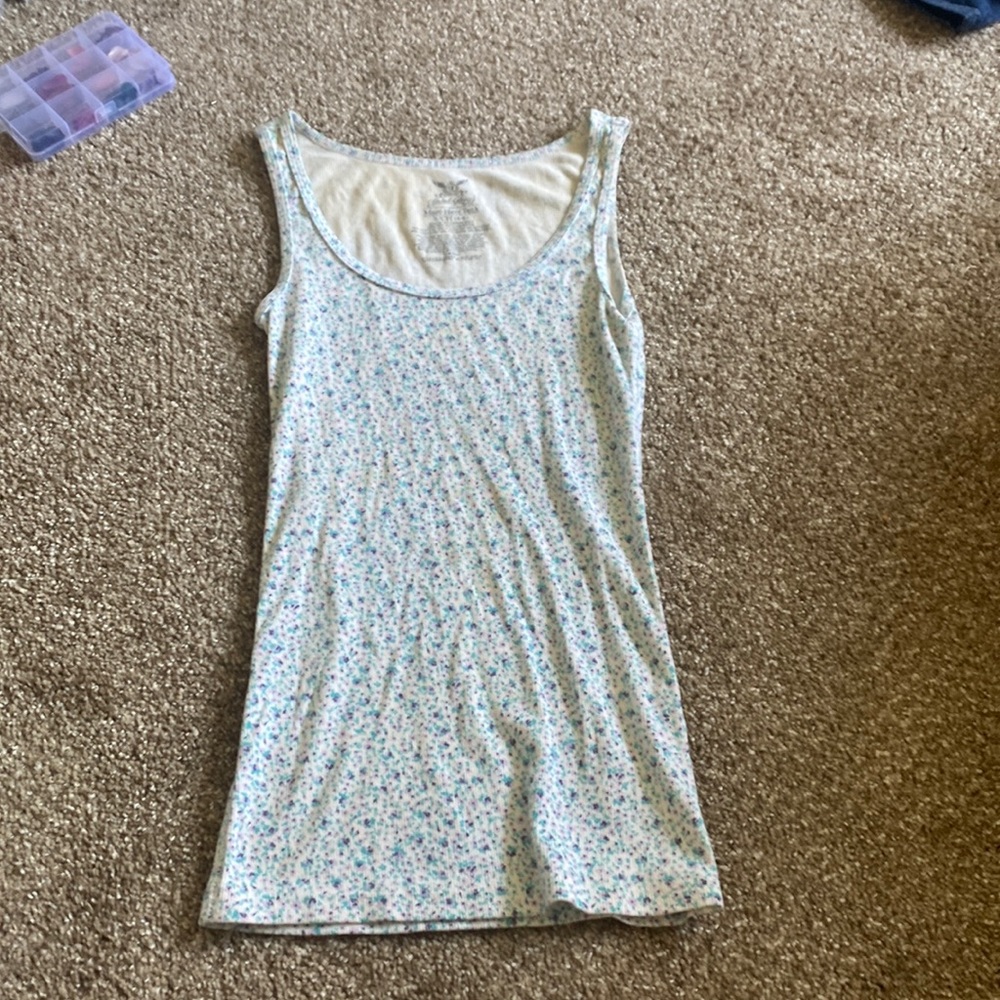 Flower print tank top